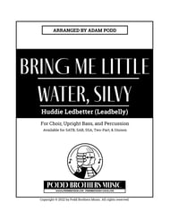 Bring Me Little Water, Silvy SATB choral sheet music cover Thumbnail